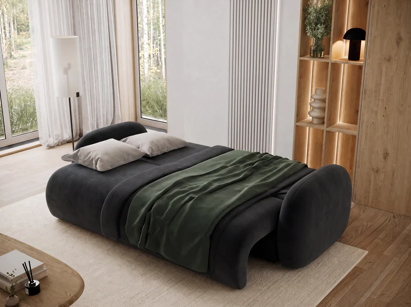 Canapé convertible design CADET avec coffre de rangement