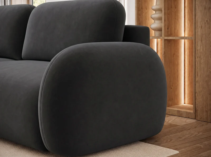 Canapé convertible design CADET avec coffre de rangement