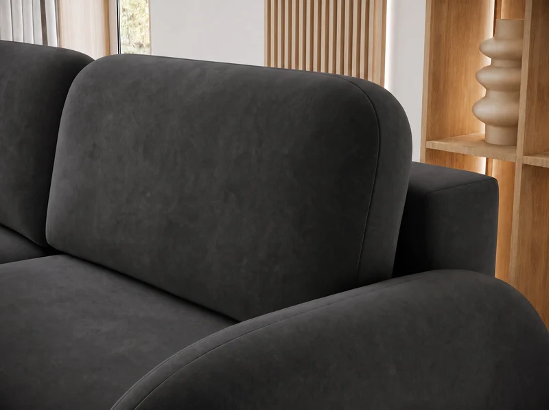 Canapé convertible design CADET avec coffre de rangement