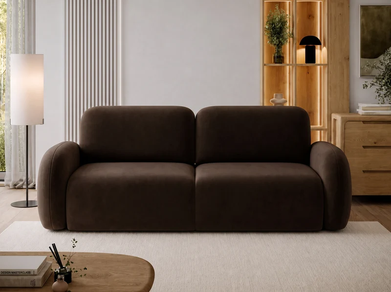 Canapé convertible design CADET avec coffre de rangement