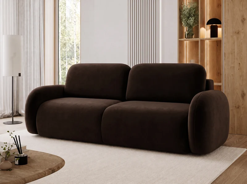 Canapé convertible design CADET avec coffre de rangement