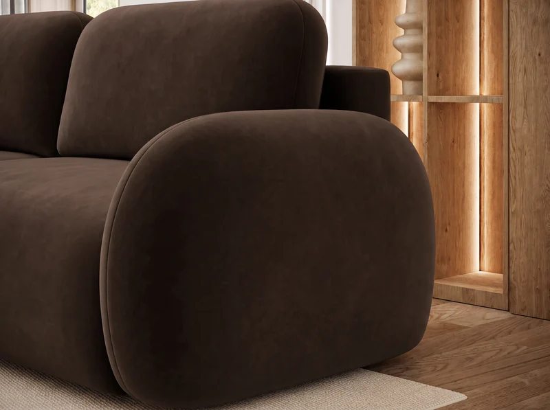 Canapé convertible design CADET avec coffre de rangement
