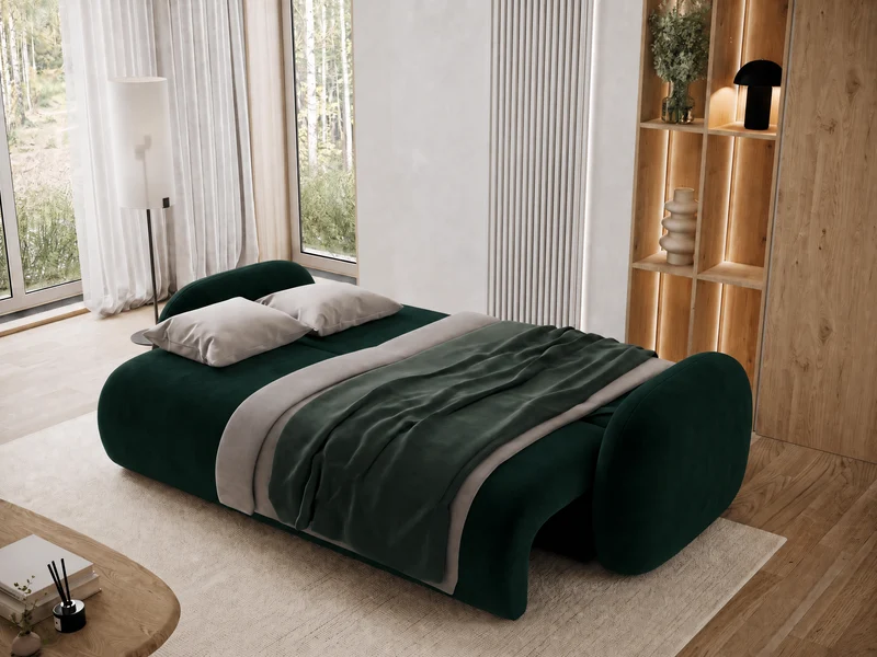 Canapé convertible design CADET avec coffre de rangement