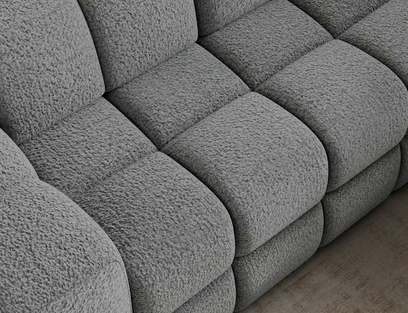 Canapé d'angle convertible design VANEAU avec coffre de rangement