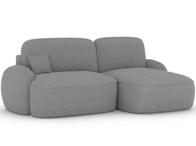 Canapé d'angle convertible design MIRABEAU avec coffre de rangement