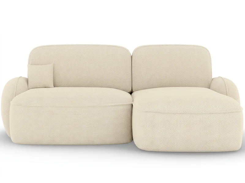 Canapé d'angle convertible design MIRABEAU avec coffre de rangement
