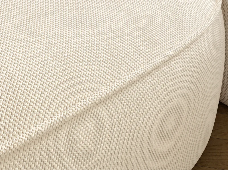 Canapé d'angle convertible design MIRABEAU avec coffre de rangement