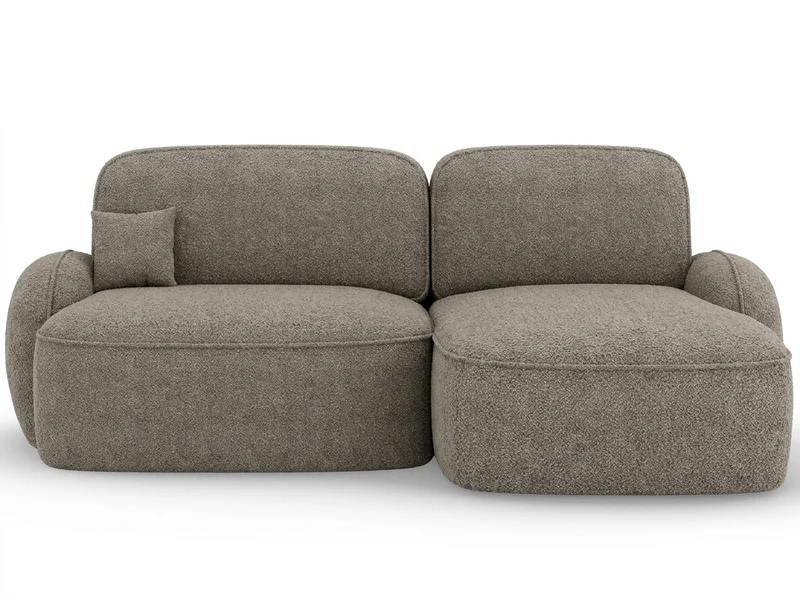 Canapé d'angle convertible design MIRABEAU avec coffre de rangement