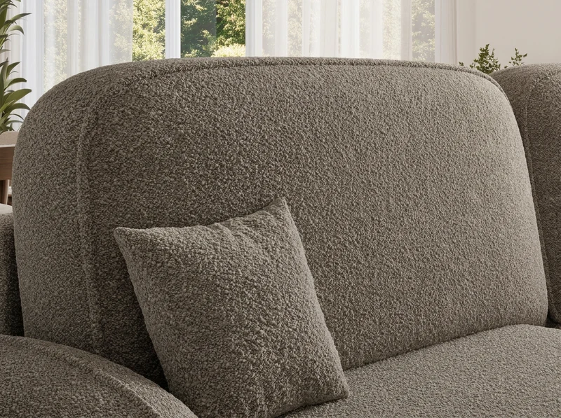 Canapé d'angle convertible design MIRABEAU avec coffre de rangement