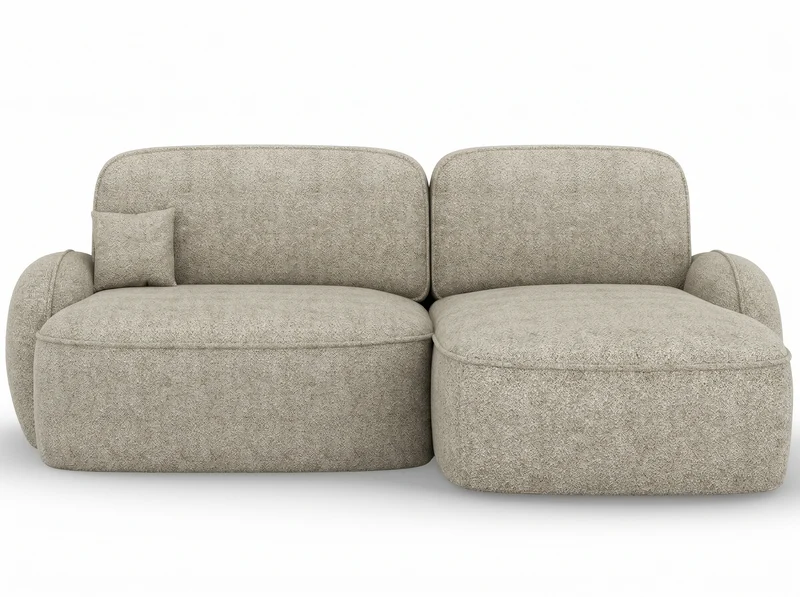 Canapé d'angle convertible design MIRABEAU avec coffre de rangement