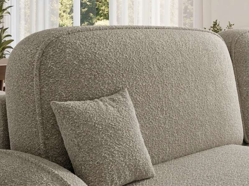 Canapé d'angle convertible design MIRABEAU avec coffre de rangement
