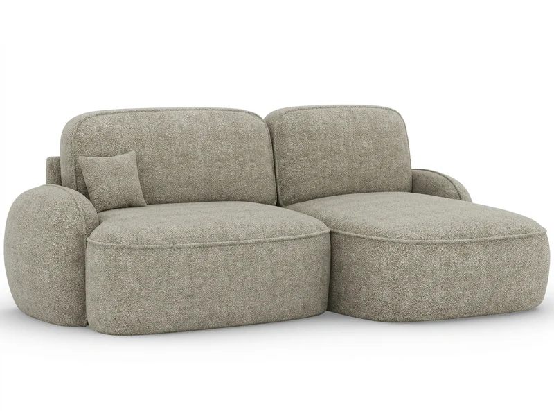 Canapé d'angle convertible design MIRABEAU avec coffre de rangement
