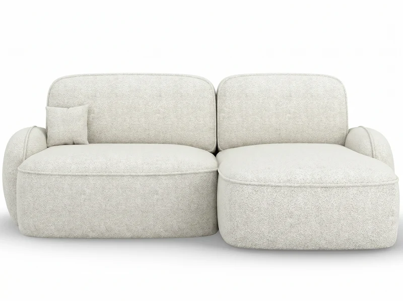Canapé d'angle convertible design MIRABEAU avec coffre de rangement