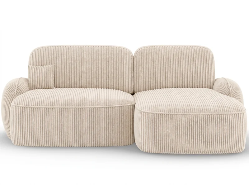Canapé d'angle convertible design MIRABEAU avec coffre de rangement