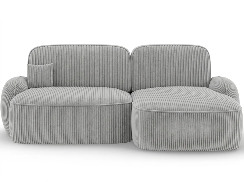 Canapé d'angle convertible design MIRABEAU avec coffre de rangement