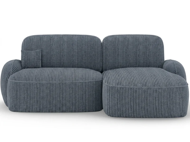 Canapé d'angle convertible design MIRABEAU avec coffre de rangement