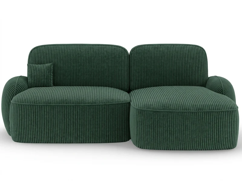 Canapé d'angle convertible design MIRABEAU avec coffre de rangement
