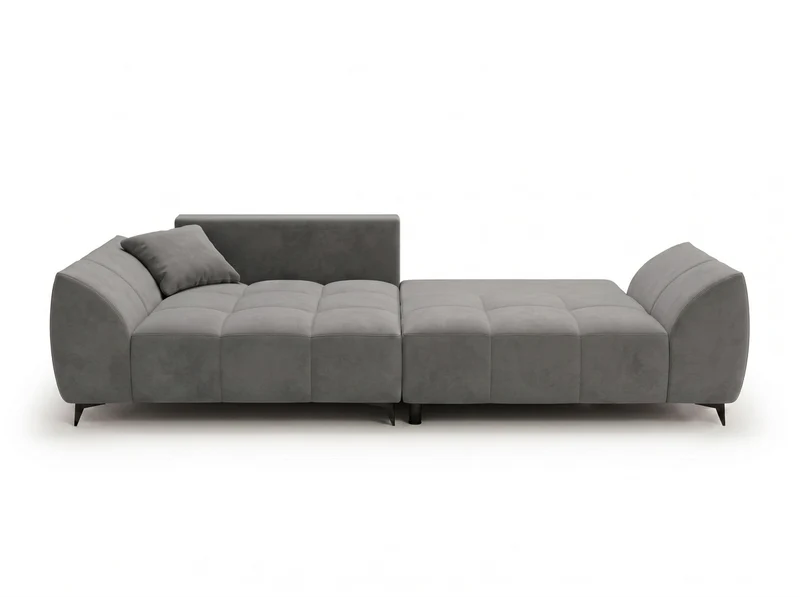 Canapé d’angle convertible design BATIGNOLLES avec coffre de rangement