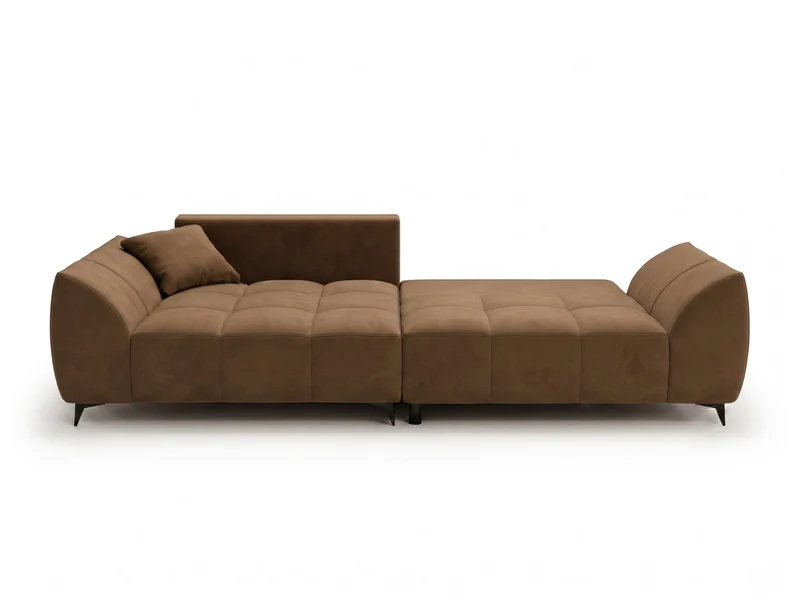 Canapé d’angle convertible design BATIGNOLLES avec coffre de rangement