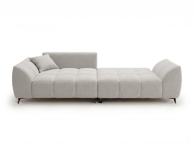 Canapé d’angle convertible design BATIGNOLLES avec coffre de rangement