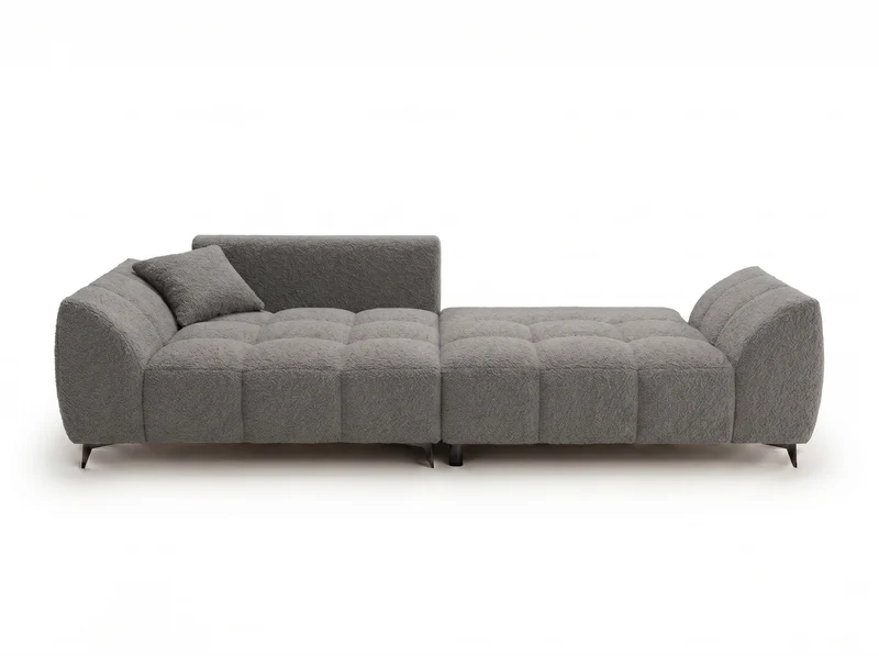 Canapé d’angle convertible design BATIGNOLLES avec coffre de rangement