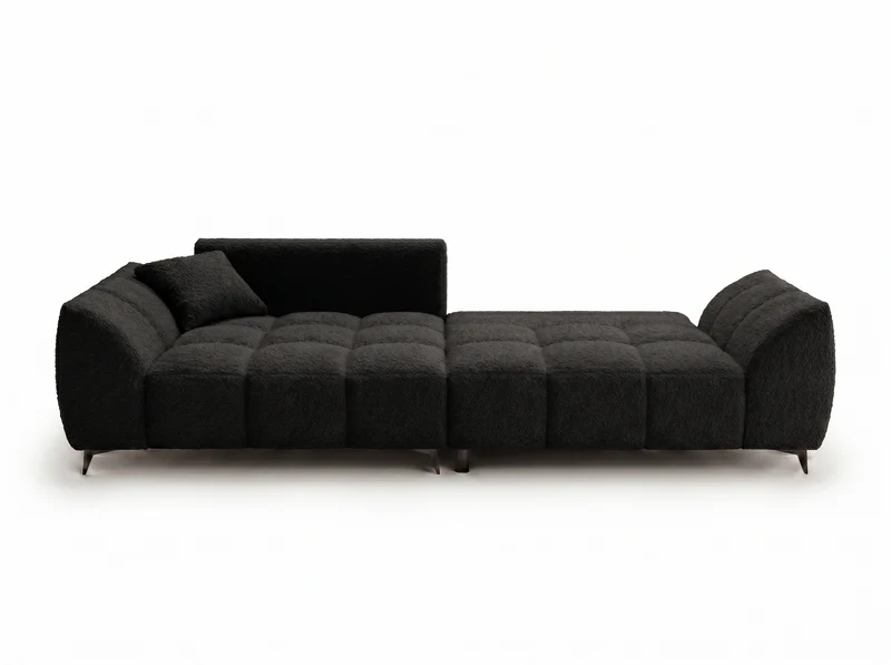 Canapé d’angle convertible design BATIGNOLLES avec coffre de rangement