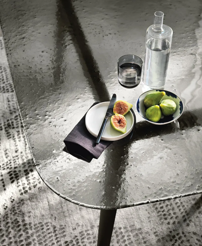 Table - Plateau en verre coloré - magma