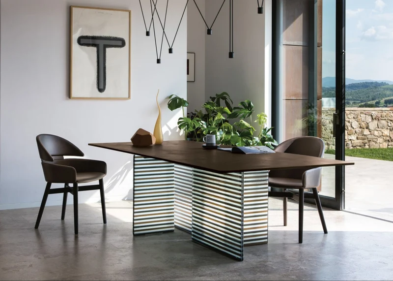 Table - Croix en verre - Big Waves