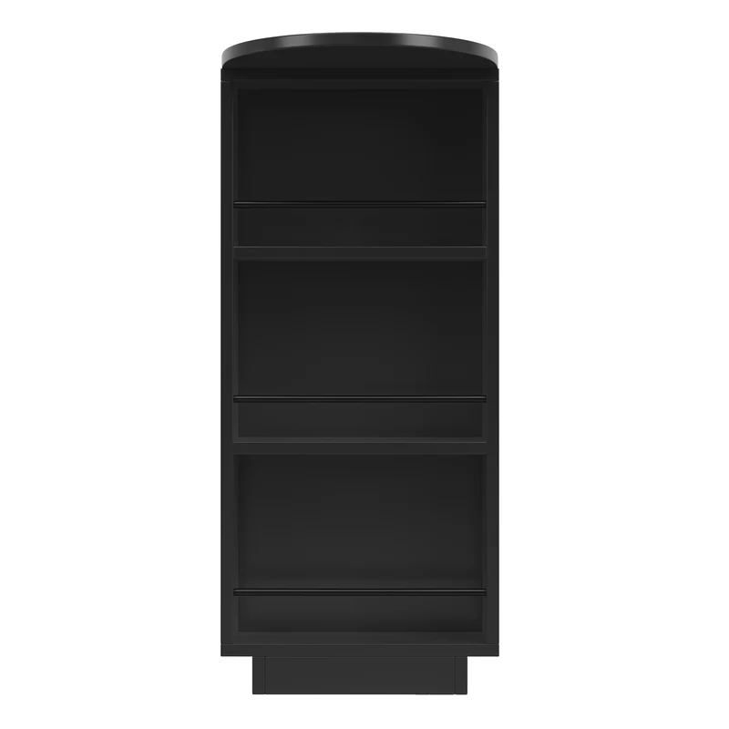 Table de bar extensible noire avec LED, style luxe, détails dorés MOMENTUMCASC