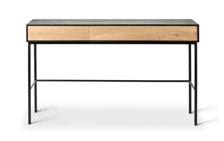 Bureau - Bois naturel ou noir - Black/whitebird