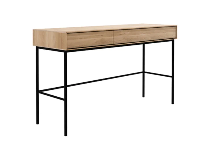 Bureau - Bois naturel ou noir - Black/whitebird