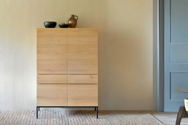 Buffet armoire - Chêne massif - Ligna