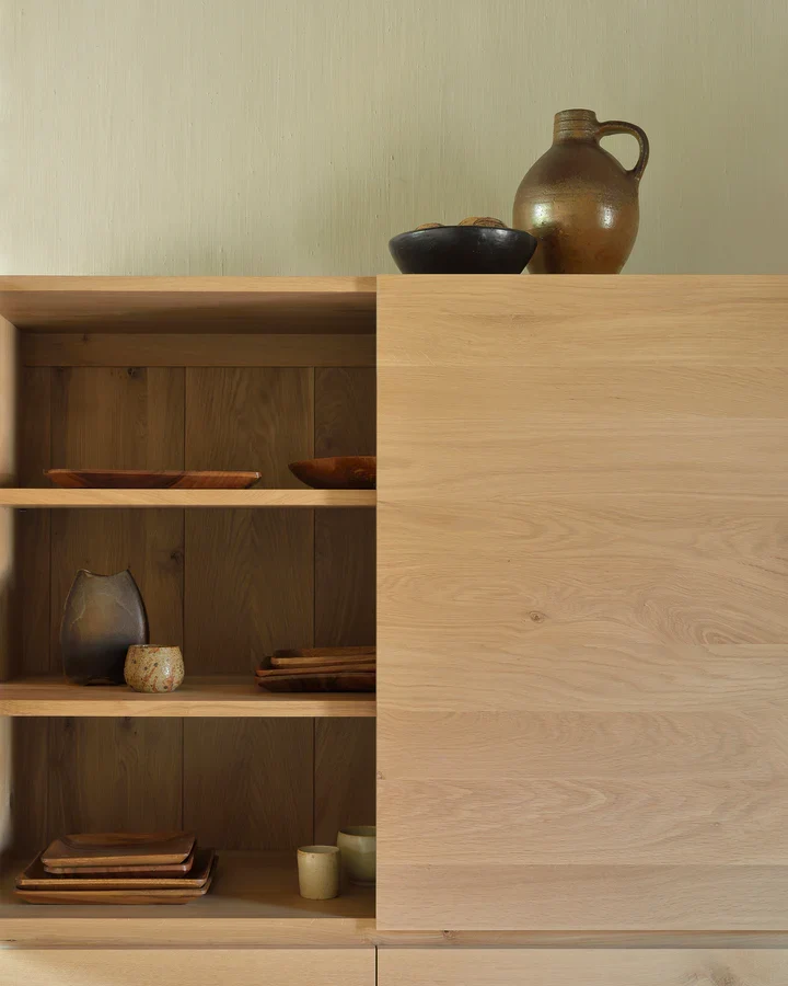 Buffet armoire - Chêne massif - Ligna
