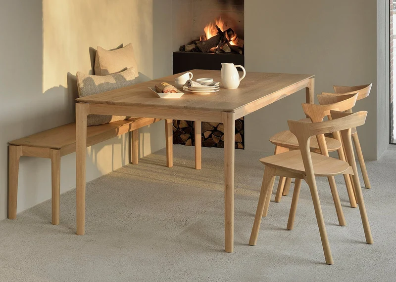Table en bois massif - fixe ou extensible - Bok