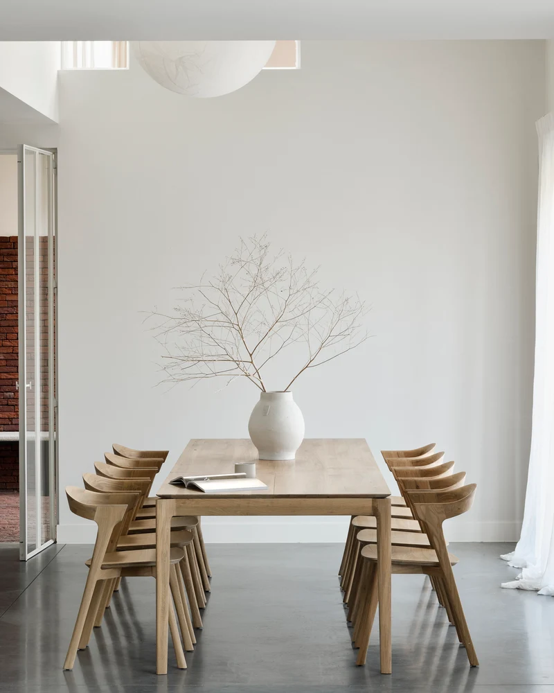 Table en bois massif - fixe ou extensible - Bok