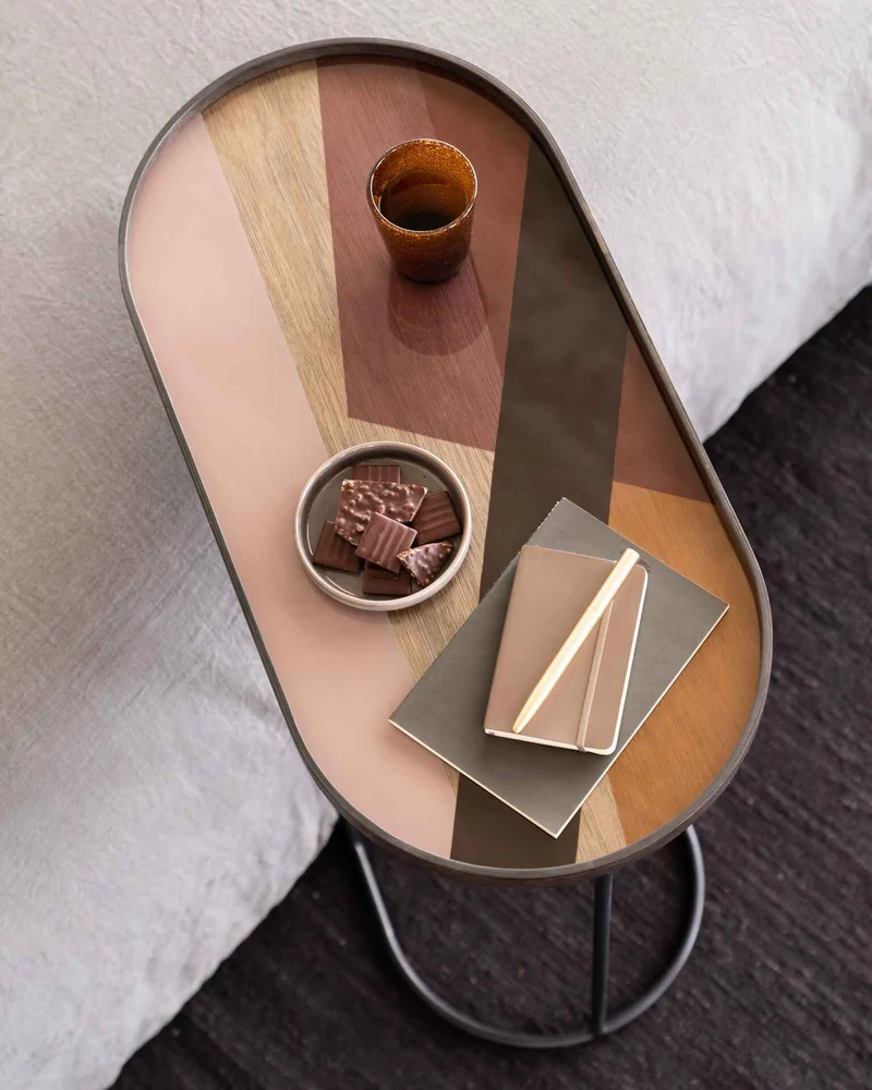 Ethnicraft Plateau en Verre Angle - Oblong