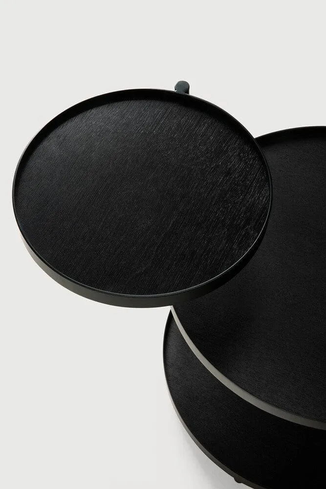 Ethnicraft Swivel Tray Side Table